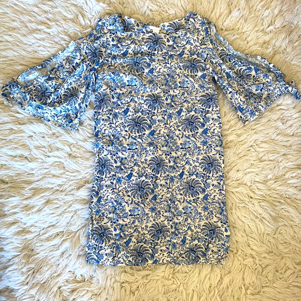 Índigo short dress